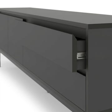 Velar TV-benk 180x55x40 cm - Anthracite/Wood Black/Black - Møbler - TV- & Mediamøbler - TV benk & mediabenk
