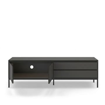 Velar TV-benk 180x55x40 cm - Anthracite/Wood Black/Black - Møbler - TV- & Mediamøbler - TV benk & mediabenk