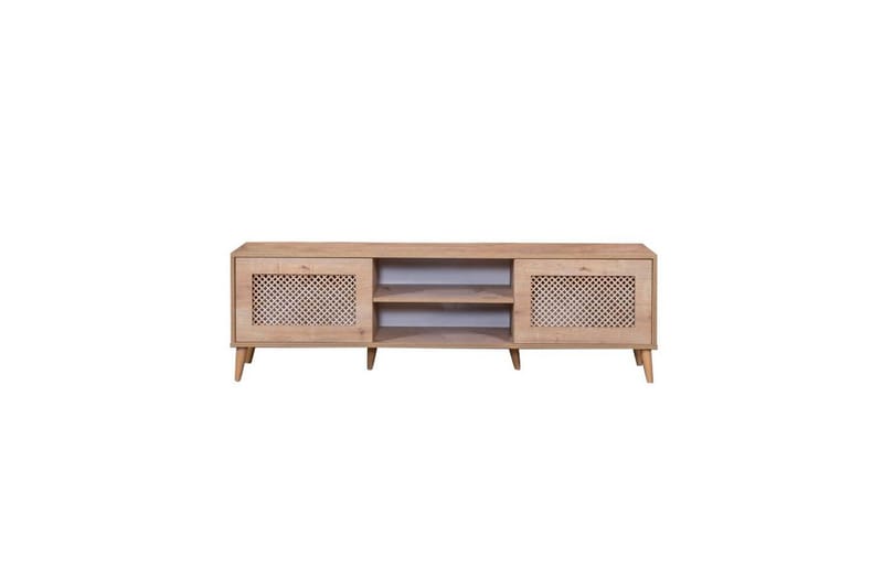 Velin TV-benk 55 cm - Mellomfarget tre - Møbler - TV- & Mediamøbler - TV benk & mediabenk