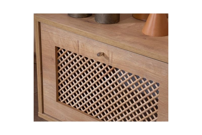 Velin TV-benk 55 cm - Mellomfarget tre - Møbler - TV- & Mediamøbler - TV benk & mediabenk