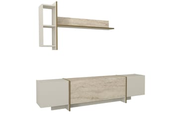 Veyron TV-benk 180 cm - Beige/Sandstein - Møbler - TV- & Mediamøbler - TV benk & mediabenk