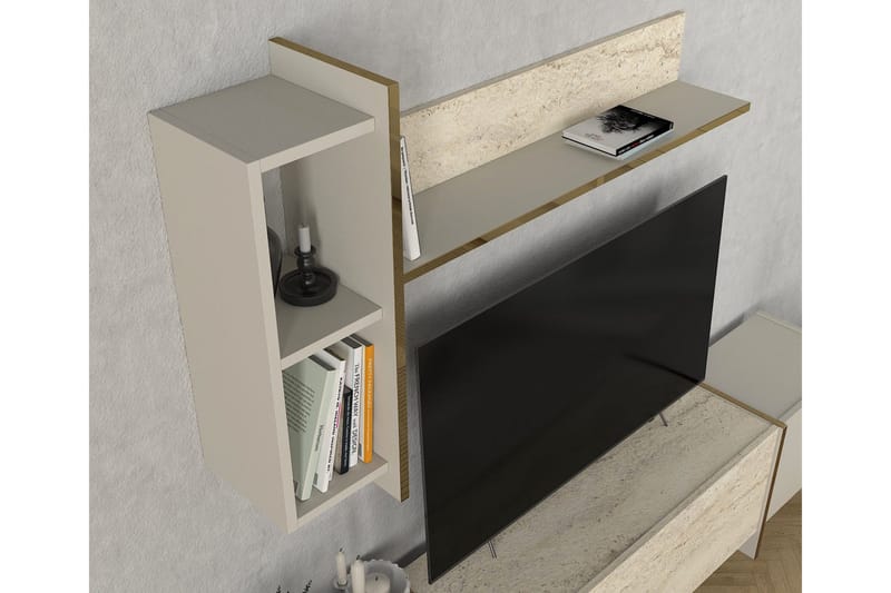 Veyron TV-benk 180 cm - Beige/Sandstein - Møbler - TV- & Mediamøbler - TV benk & mediabenk