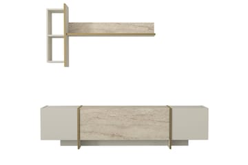Veyron TV-benk 180 cm - Beige/Sandstein - Møbler - TV- & Mediamøbler - TV benk & mediabenk
