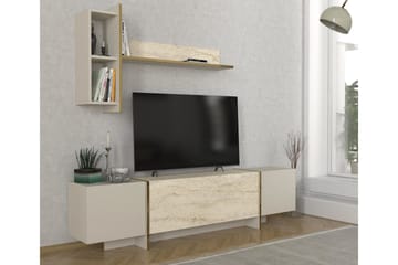 Veyron TV-benk 180 cm - Beige/Sandstein - Møbler - TV- & Mediamøbler - TV benk & mediabenk