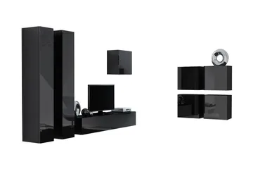 Vigo TV-møbelsett 260x40x180 cm - Møbler - TV- & Mediamøbler - TV-møbelsett
