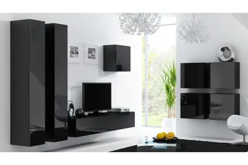 Vigo TV-møbelsett 260x40x180 cm - Møbler - TV- & Mediamøbler - TV-møbelsett