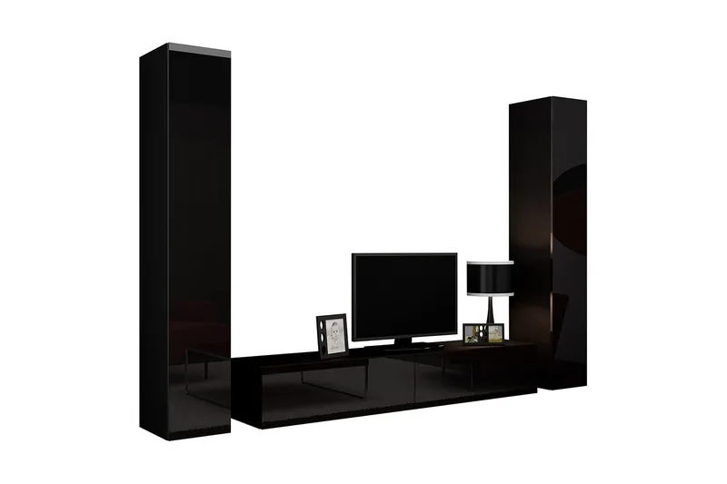 Vigo TV-møbelsett 260x40x180 cm - Møbler - TV- & Mediamøbler - TV-møbelsett