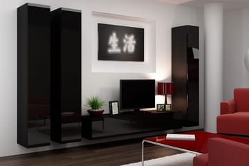 Vigo TV-møbelsett 300x40x180 cm - Møbler - TV- & Mediamøbler - TV-møbelsett
