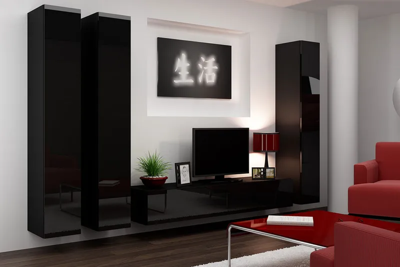 Vigo TV-møbelsett 300x40x180 cm