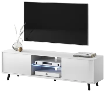 Vipan TV-benk 140 cm - Hvit - Møbler - TV- & Mediamøbler - TV benk & mediabenk