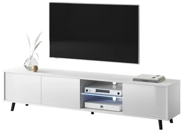 Vipan TV-benk 175 cm - Hvit - Møbler - TV- & Mediamøbler - TV benk & mediabenk