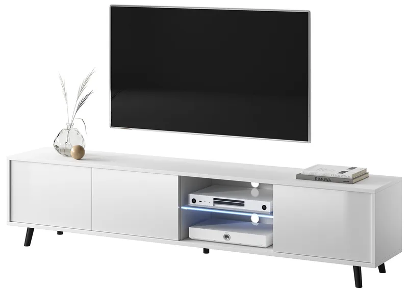 Vipan TV-benk 175 cm - Hvit - Møbler - TV- & Mediamøbler - TV benk & mediabenk