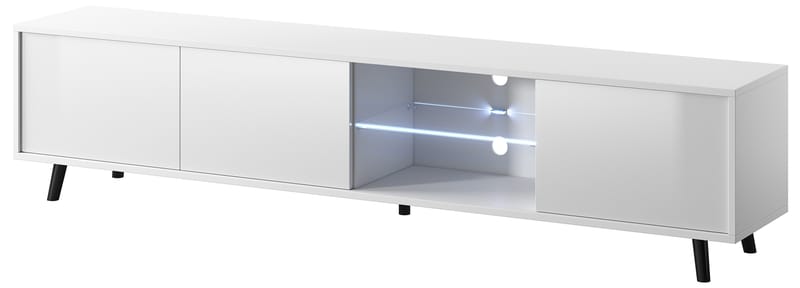 Vipan TV-benk 175 cm - Hvit - Møbler - TV- & Mediamøbler - TV benk & mediabenk