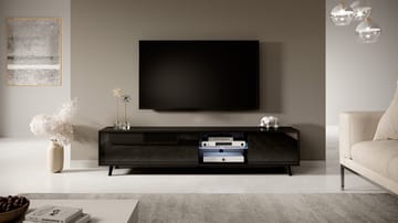 Vipan TV-benk 175 cm - Svart - Møbler - TV- & Mediamøbler - TV benk & mediabenk