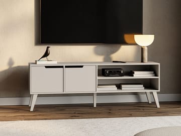 Virello TV-benk 160 cm - beige - Møbler - TV- & Mediamøbler - TV benk & mediabenk