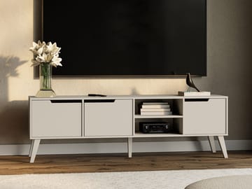 Virello TV-benk 180 cm - beige - Møbler - TV- & Mediamøbler - TV benk & mediabenk