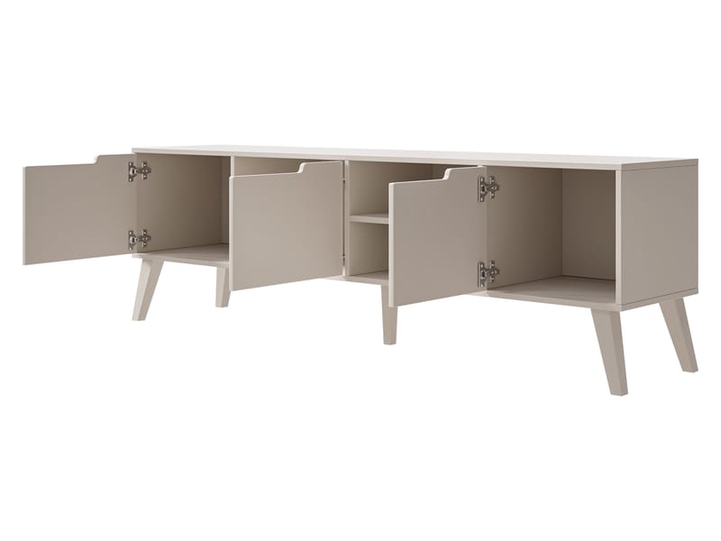 Virello TV-benk 180 cm - beige - Møbler - TV- & Mediamøbler - TV benk & mediabenk