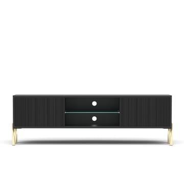 Virmani TV-benk 135 cm - Svart - Møbler - TV- & Mediamøbler - TV benk & mediabenk