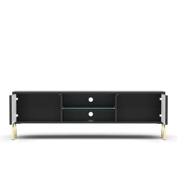 Virmani TV-benk 135 cm - Svart - Møbler - TV- & Mediamøbler - TV benk & mediabenk