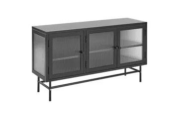 Vitrine Devon Svart - Svart - Oppbevaring - Skap - Vitrineskap