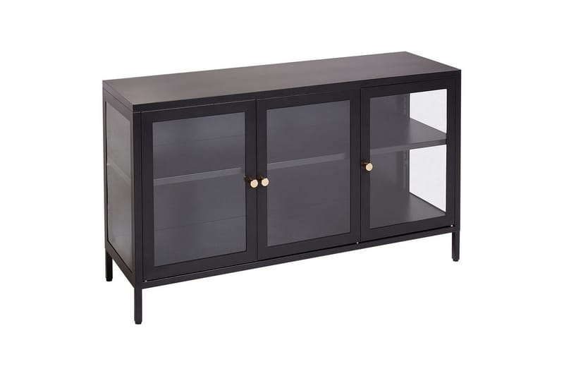 Vitrine Newport Svart - Svart - Møbler - TV- & Mediamøbler - TV-skap