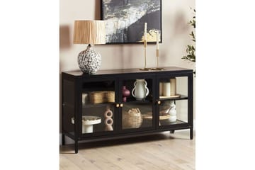 Vitrine Newport Svart - Svart - Møbler - TV- & Mediamøbler - TV-skap