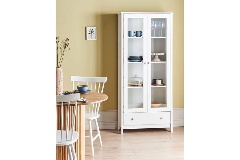 Vitrine Nornalup Hvit - Hvit - Møbler - TV- & Mediamøbler - TV-skap