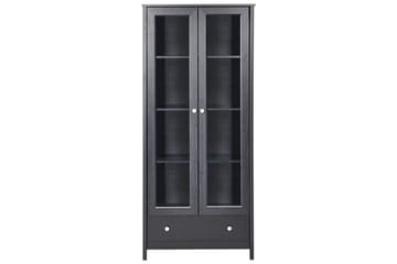 Vitrine Nornalup Svart - Svart - Oppbevaring - Skap - Vitrineskap