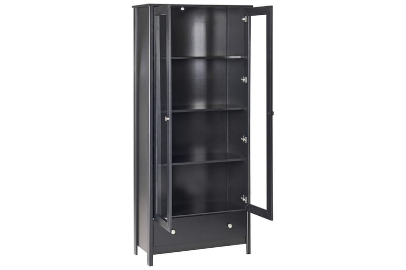 Vitrine Nornalup Svart - Svart - Møbler - TV- & Mediamøbler - TV-skap