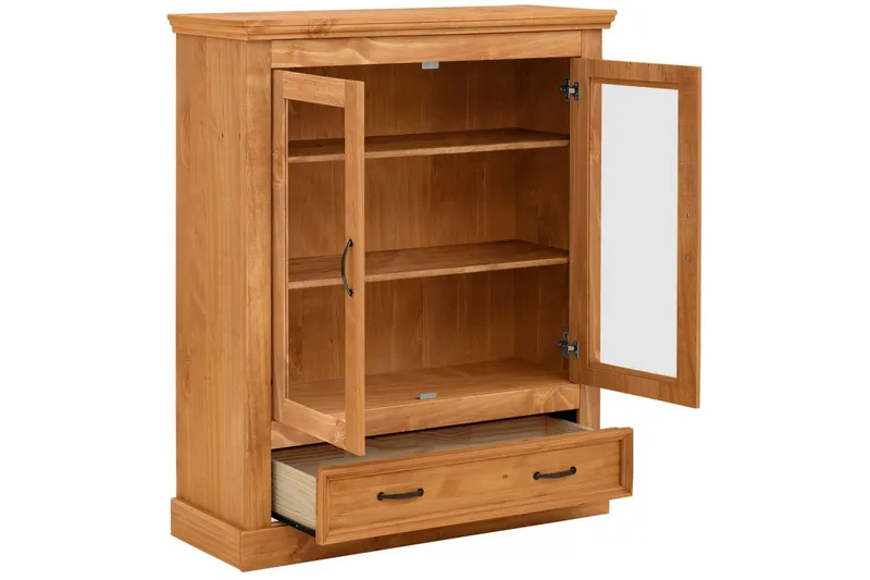 Vitrine Selma Beis/funksjonsbeskrivelse - Beis/funksjonsbeskrivelse - Oppbevaring - Skap - Vitrineskap