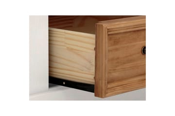 Vitrine Selma Hvit/Beis/Voks - Hvit/Beis/Voks - Møbler - TV- & Mediamøbler - TV-skap