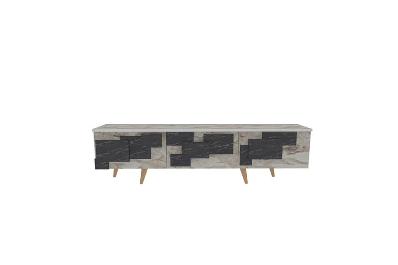 Xamira TV-benk 160 cm - Hvit - Møbler - TV- & Mediamøbler - TV benk & mediabenk