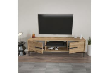Yemisen TV-benk 120 cm - Brun/Svart - Møbler - TV- & Mediamøbler - TV benk & mediabenk