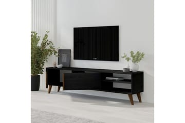 Ythmere TV-benk 160 cm - Svart - Møbler - TV- & Mediamøbler - TV benk & mediabenk