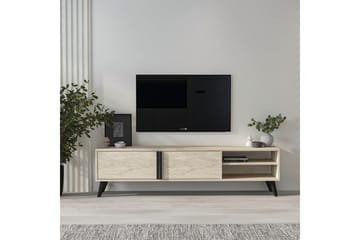 Ythmere TV-benk 160 cm - Taupe - Møbler - TV- & Mediamøbler - TV benk & mediabenk