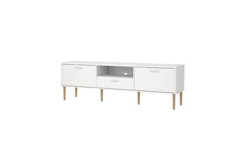 Yumi TV-benk 177 cm - Hvit - Møbler - TV- & Mediamøbler - TV benk & mediabenk