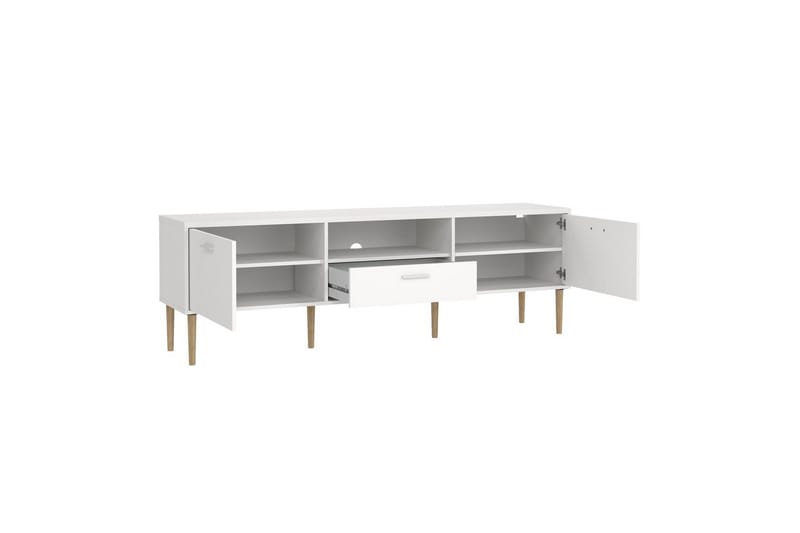 Yumi TV-benk 177 cm - Hvit - Møbler - TV- & Mediamøbler - TV benk & mediabenk