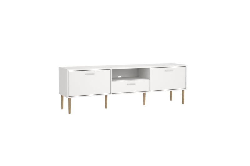 Yumi TV-benk 177 cm - Hvit - Møbler - TV- & Mediamøbler - TV benk & mediabenk