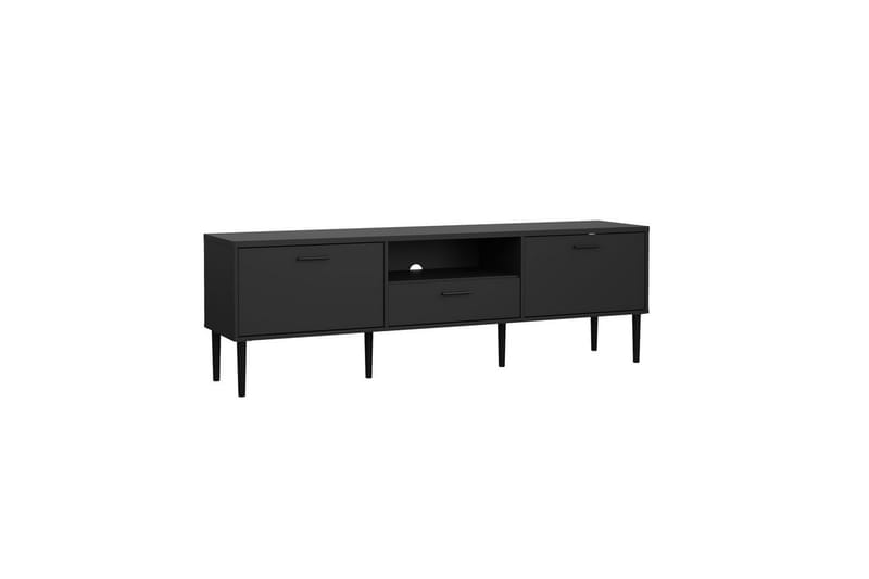 Yumi TV-benk 177 cm - Svart - Møbler - TV- & Mediamøbler - TV benk & mediabenk
