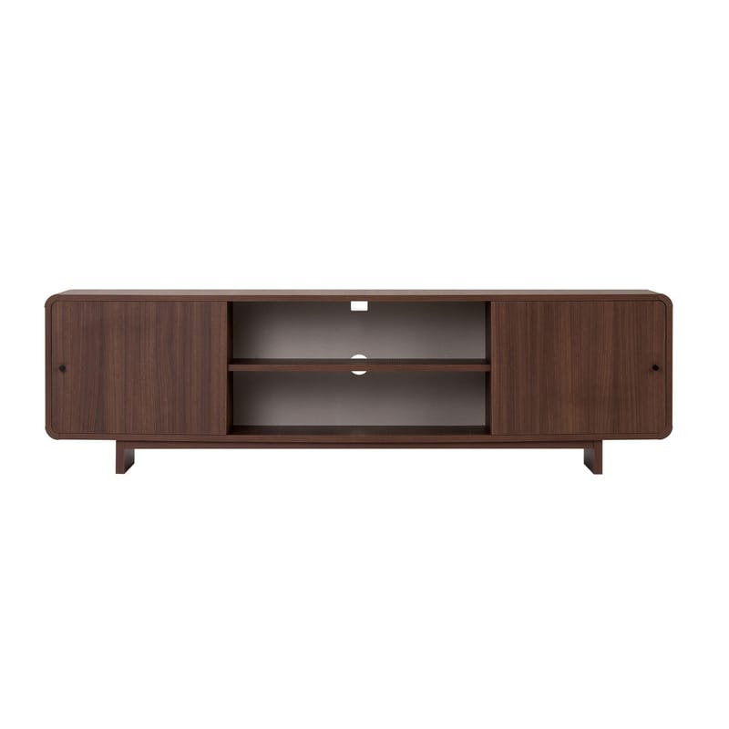 Zavio TV-benk med Oppbevaring 180x52x34 cm - Valnøtt - Møbler - TV- & Mediamøbler - TV benk & mediabenk