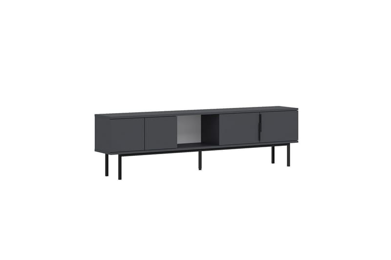 Zeiran TV-benk 180 cm - Antrasitt - Møbler - TV- & Mediamøbler - TV benk & mediabenk