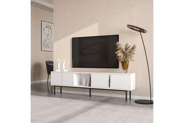 Zeiran TV-benk 180 cm - Hvit - Møbler - TV- & Mediamøbler - TV benk & mediabenk