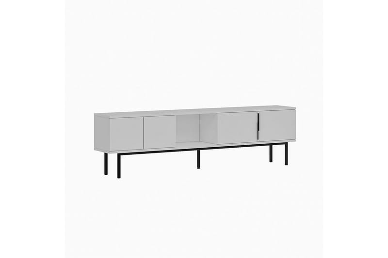 Zeiran TV-benk 180 cm - Hvit - Møbler - TV- & Mediamøbler - TV benk & mediabenk