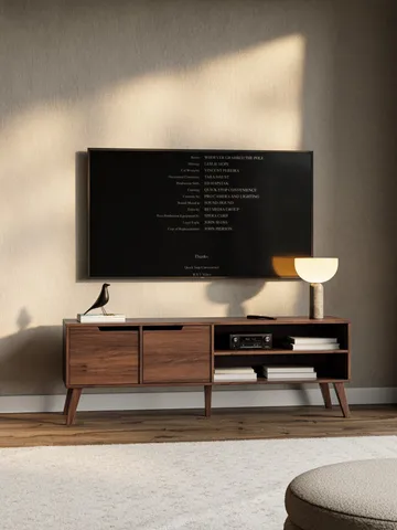 Zelto TV-benk 160 cm - Warmia valnøtt - Møbler - TV- & Mediamøbler - TV benk & mediabenk