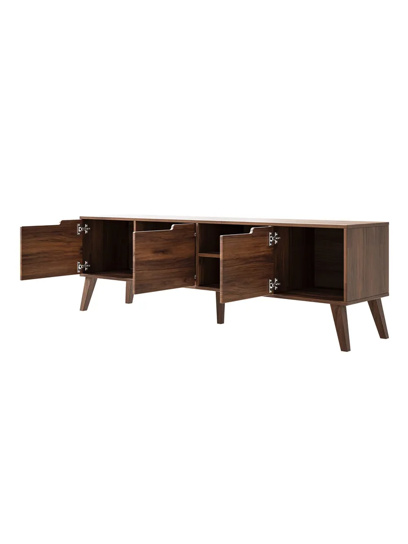 Zelto TV-benk 180 cm - Warmia valnøtt - Møbler - TV- & Mediamøbler - TV benk & mediabenk