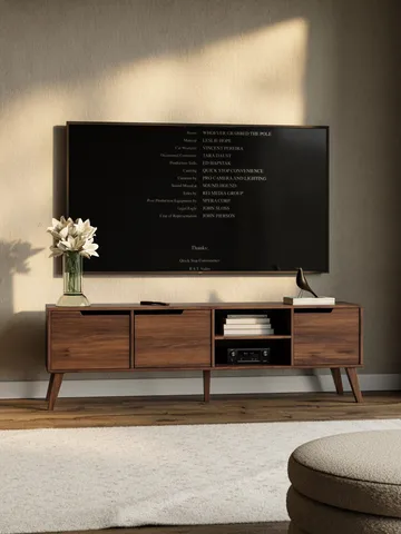 Zelto TV-benk 180 cm - Warmia valnøtt - Møbler - TV- & Mediamøbler - TV benk & mediabenk