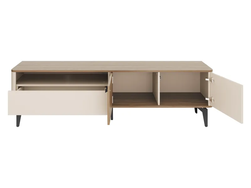 Zeyrin TV-benk 180 cm - Beige|brun|svart - Møbler - TV- & Mediamøbler - TV benk & mediabenk