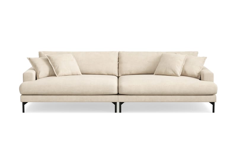 Menard Premium 5-seters dyp sofa i chenille, Beige