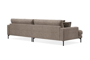 Menard Premium 5-personers Dyb Sofa i Chenille - Brun - Møbler - Sofaer