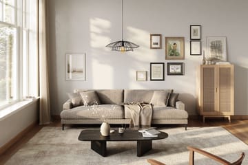 Menard Premium 5-personers Dyb Sofa i Chenille - Brun - Møbler - Sofaer